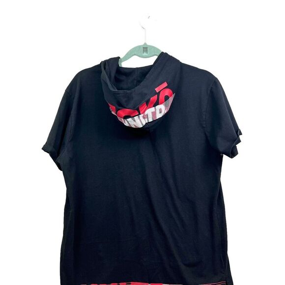 Ecko Unltd‎ Hooded T Shirt Shorrt Sleeve Graphic Print Black Red Boys Size L - Picture 5 of 5